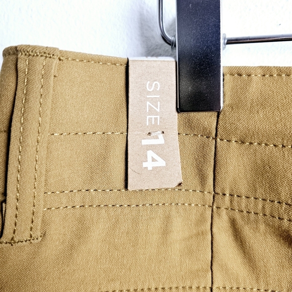 Prana Mustard Yellow Camel Capri Pants NWT - Picture 3 of 11